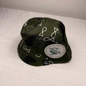 ✨3‎ for $15 Wearproof Kids Shark Bucket Hat Olive Green Size 2-3 Toddler Hat NWT